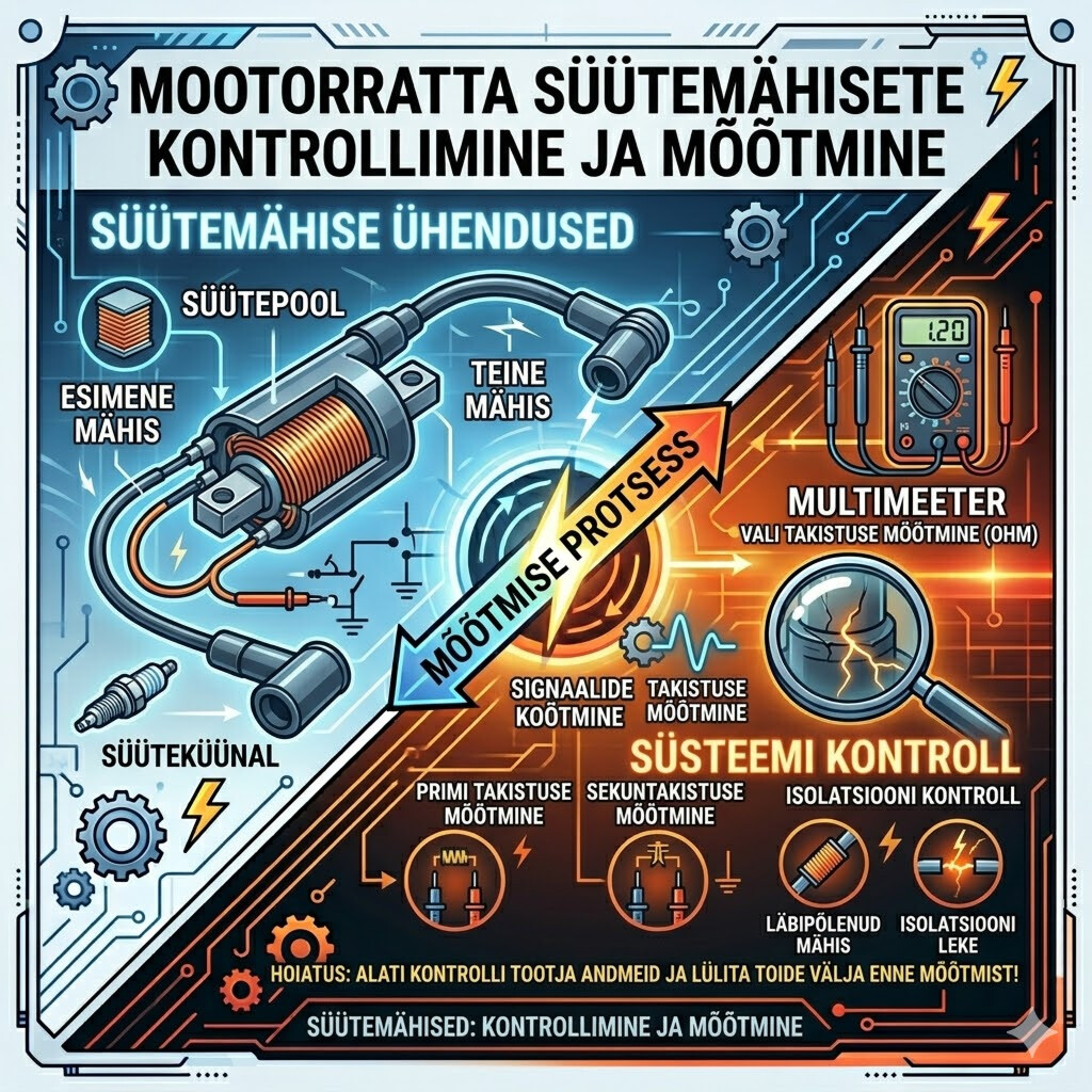 Kā izmērīt motociklu un kvadriciklu statorus