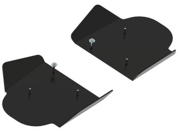 Tagumiste õõtshoobade kaitsmed, plastik (paar) Kawasaki KVF 650 / 750