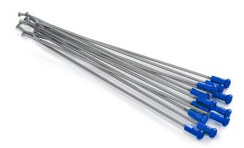 SPOKE KIT FR 14 SIL/BL