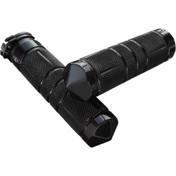 GRIPS KNURLED DIA CBL BLK