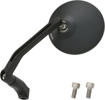 D-MIRROR-3 ROUND ROD ALU BLACK