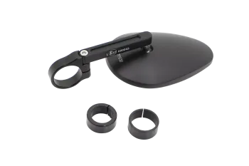 D-MIRROR-22 TEARDROP BLACK