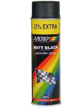 MOTIP MUST POOLMATT AKRÜÜLVÄRV 500ML