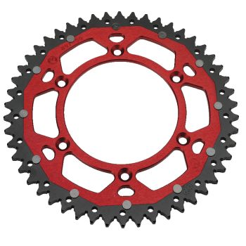 SPROCKET DUAL MSE HUSQ 49T RED