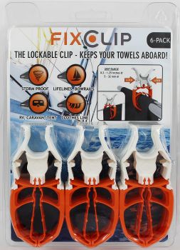 FIXCLIP 6-pack white