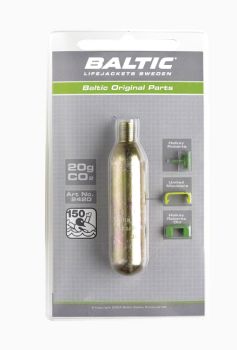 Baltic CO2-cylinder 20g w. safety indicators