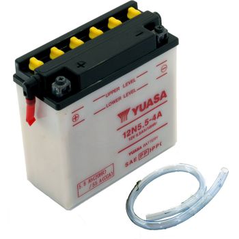 Yuasa battery, 12N5.5-4A (dc)