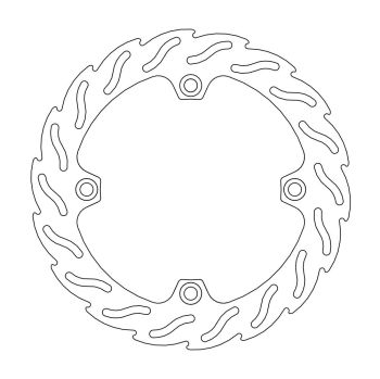 BRAKE DISC FLAME FRONT LEFT