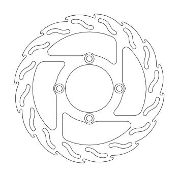 BRAKE DISC FLAME FRONT