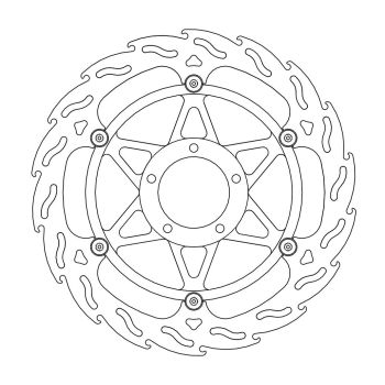 BRAKE DISC FLAME FLOAT FT R