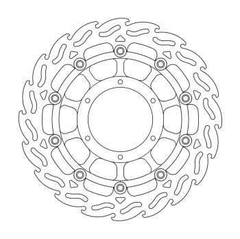 BRAKE DISC FLAME FLOAT FT L