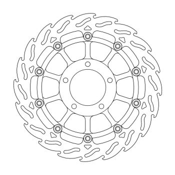 BRAKE DISC FLAME FLOAT FT L
