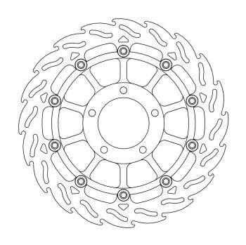 BRAKE DISC FLAME FLOAT FT R