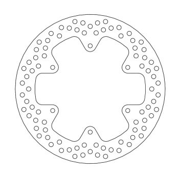 BRAKE DISC HALO REAR