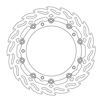 BRAKE DISC FLAME FLOAT FT R