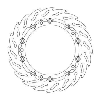 BRAKE DISC FLAME FLOAT FT L