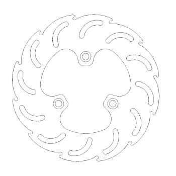 BRAKE DISC FLAME SCOOTER