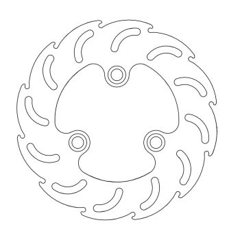 BRAKE DISC FLAME SCOOTER