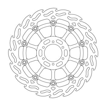 BRAKE DISC FLAME FLOAT FT L