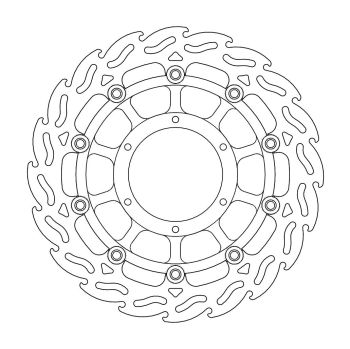 BRAKE DISC FLAME FLOAT FT L