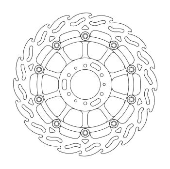 BRAKE DISC FLAME FLOAT FT L