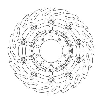 BRAKE DISC FLAME FLOAT FT L