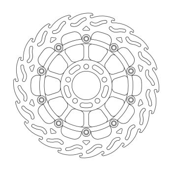 BRAKE DISC FLAME FLOAT FT L