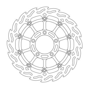 BRAKE DISC FLAME FLOAT FT L