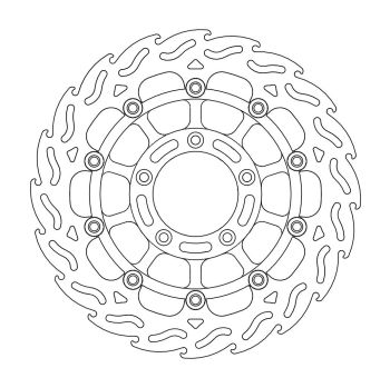 BRAKE DISC FLAME FLOAT FT L