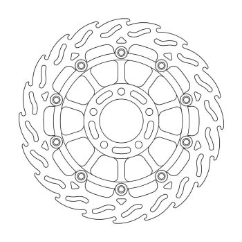 BRAKE DISC FLAME FLOAT FT L