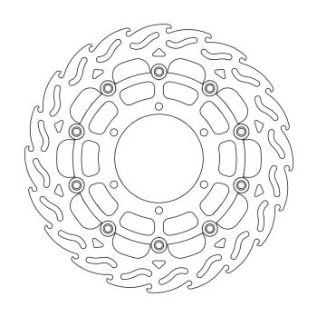 BRAKE DISC FLAME FLOAT FT L