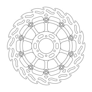 BRAKE DISC FLAME FLOAT FT R