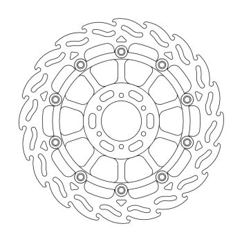 BRAKE DISC FLAME FLOAT FT R