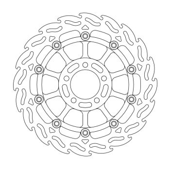 BRAKE DISC FLAME FLOAT FT R