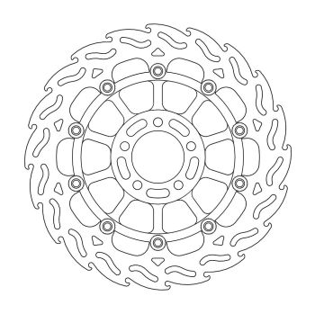 BRAKE DISC FLAME FLOAT FT R