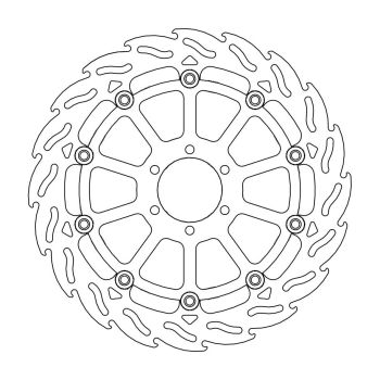 BRAKE DISC FLAME FLOAT FT R