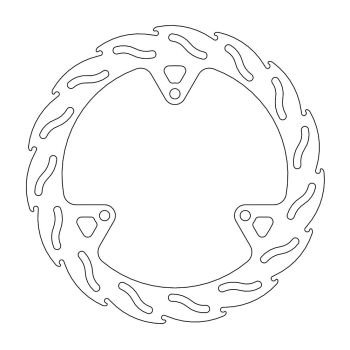 BRAKE DISC FLAME REAR