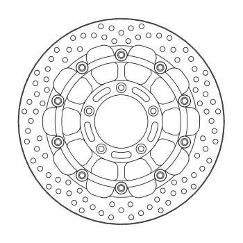 BRAKE DISC HALO RACING FR