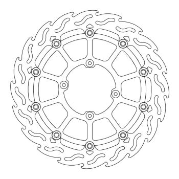 BRAKE DISC FLAME RACING SM FR