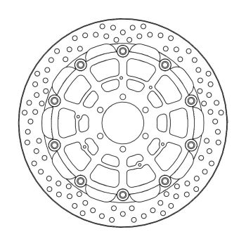 BRAKE DISC HALO RACING FR L