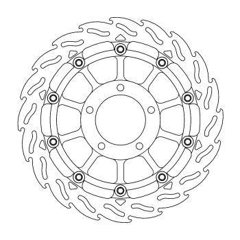 BRAKE DISC FLAME RACING FT R
