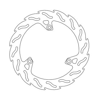 BRAKE DISC FLAME REAR