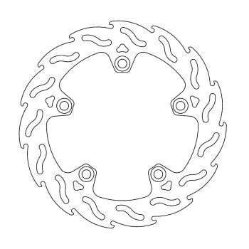 BRAKE DISC FLAME REAR