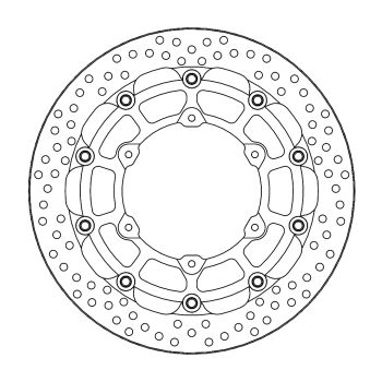 BRAKE DISC HALO RACING FR L