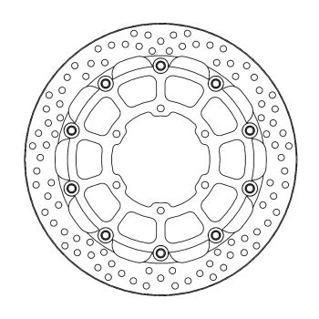 BRAKE DISC HALO RACING FR