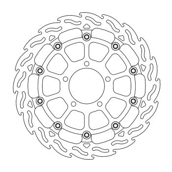 BRAKE DISC FLAME RACING FT R