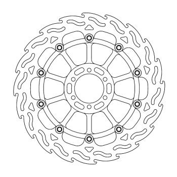 BRAKE DISC FLAME FLOAT FT R