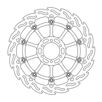 BRAKE DISC FLAME RACING FT R