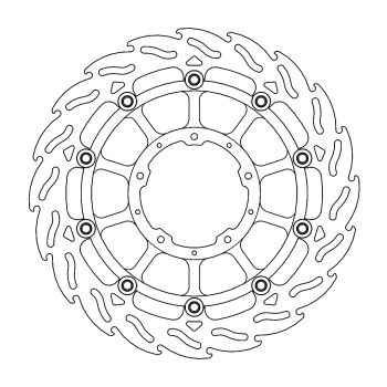 BRAKE DISC FLAME FLOAT FT R
