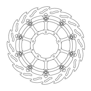 BRAKE DISC FLAME RACING FT L